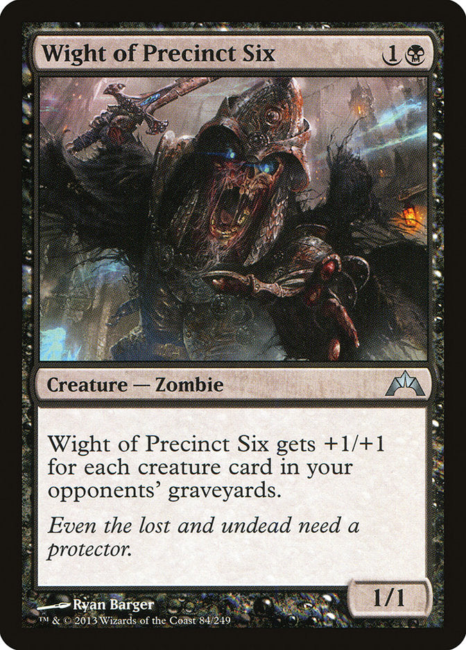 Wight of Precinct Six [Gatecrash] MTG Single Magic: The Gathering    | Red Claw Gaming
