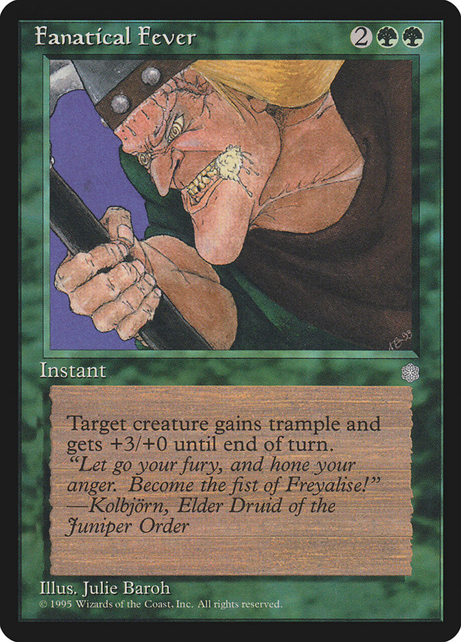 Fanatical Fever [Ice Age] MTG Single Magic: The Gathering    | Red Claw Gaming