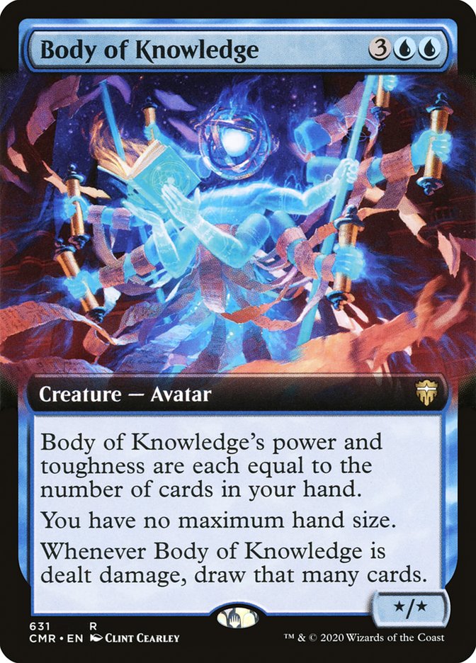 Body of Knowledge (Extended Art) [Commander Legends] MTG Single Magic: The Gathering    | Red Claw Gaming