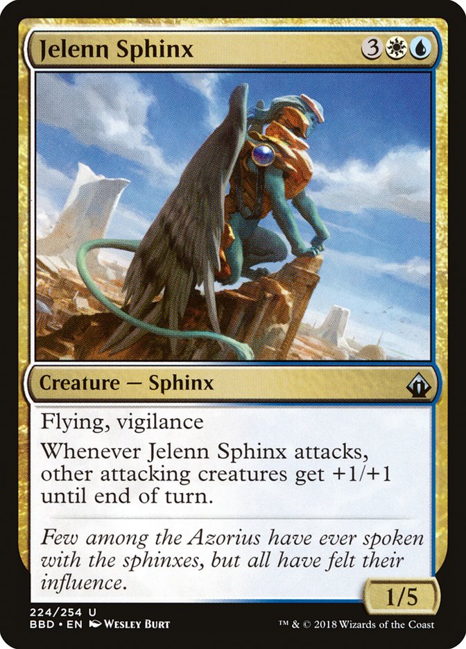 Jelenn Sphinx [Battlebond] MTG Single Magic: The Gathering    | Red Claw Gaming
