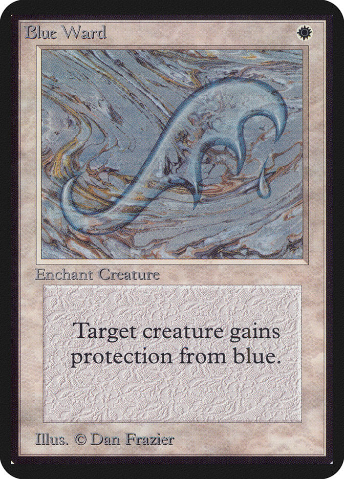 Blue Ward [Alpha Edition] MTG Single Magic: The Gathering    | Red Claw Gaming