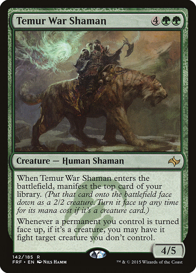 Temur War Shaman [Fate Reforged] MTG Single Magic: The Gathering    | Red Claw Gaming