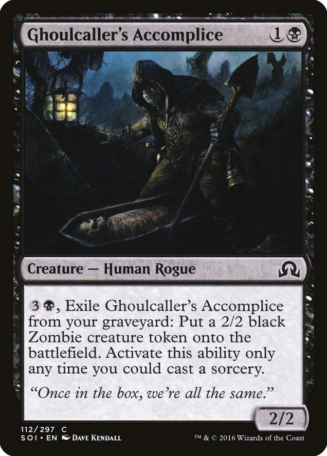 Ghoulcaller's Accomplice [Shadows over Innistrad] MTG Single Magic: The Gathering    | Red Claw Gaming