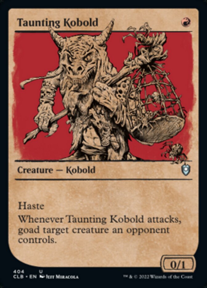 Taunting Kobold (Showcase) [Commander Legends: Battle for Baldur's Gate] MTG Single Magic: The Gathering    | Red Claw Gaming