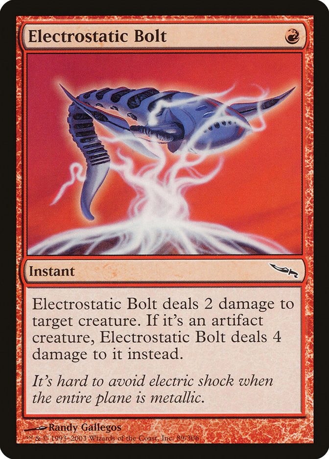 Electrostatic Bolt [Mirrodin] MTG Single Magic: The Gathering    | Red Claw Gaming