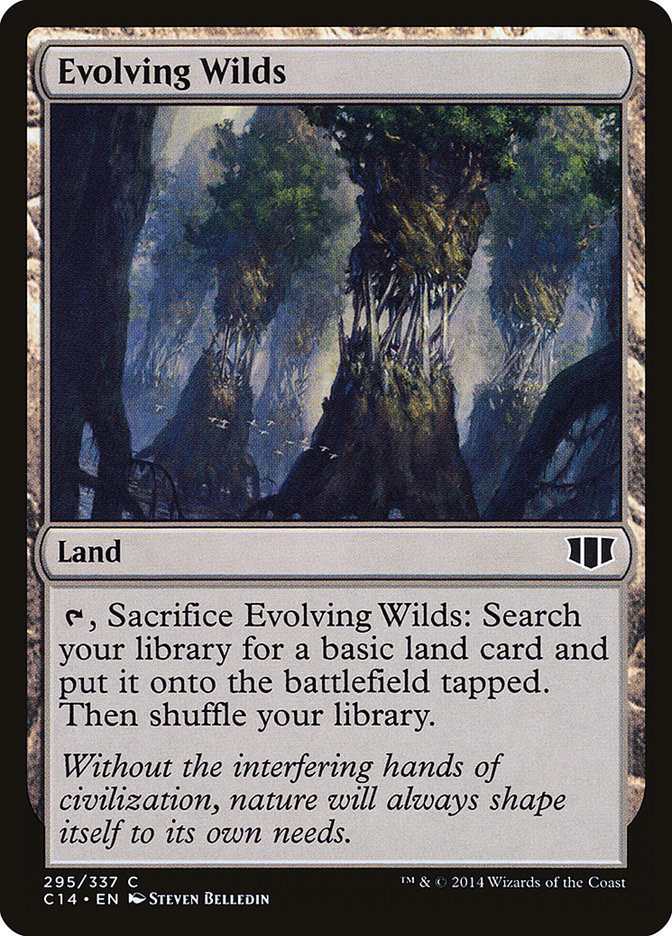 Evolving Wilds [Commander 2014] MTG Single Magic: The Gathering    | Red Claw Gaming