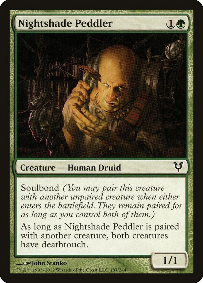 Nightshade Peddler [Avacyn Restored] MTG Single Magic: The Gathering    | Red Claw Gaming
