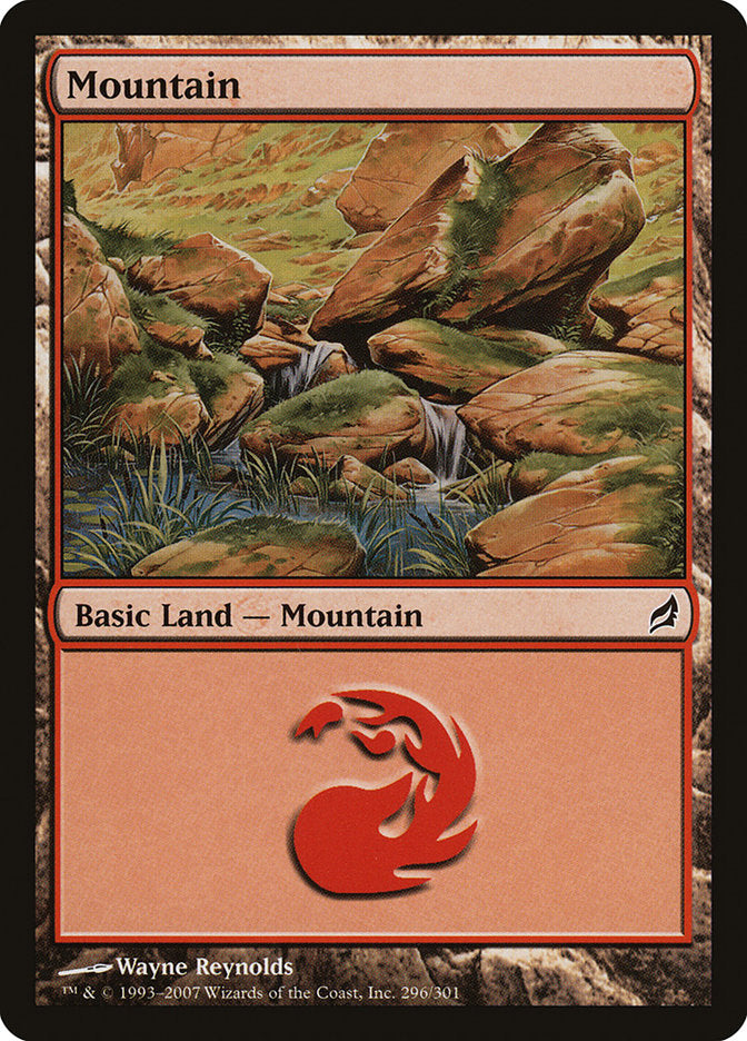 Mountain (296) [Lorwyn] MTG Single Magic: The Gathering    | Red Claw Gaming