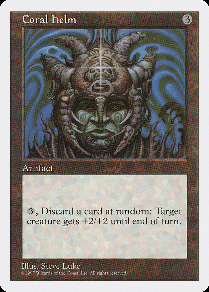 Coral Helm [Fifth Edition] MTG Single Magic: The Gathering    | Red Claw Gaming
