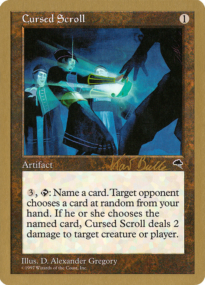 Cursed Scroll (Kai Budde) [World Championship Decks 1999] MTG Single Magic: The Gathering    | Red Claw Gaming