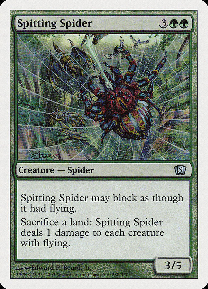 Spitting Spider [Eighth Edition] MTG Single Magic: The Gathering    | Red Claw Gaming