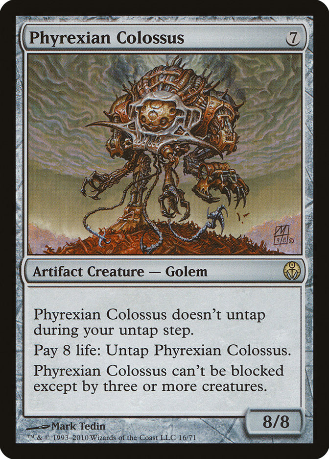 Phyrexian Colossus [Duel Decks: Phyrexia vs. the Coalition] MTG Single Magic: The Gathering    | Red Claw Gaming