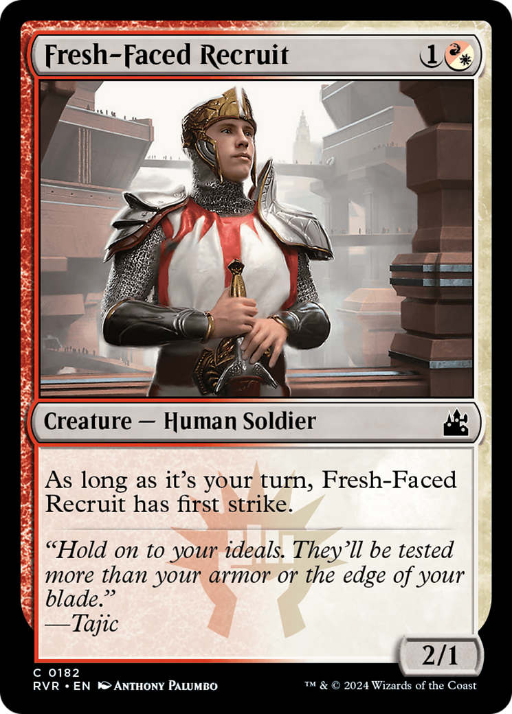 Fresh-Faced Recruit [Ravnica Remastered] MTG Single Magic: The Gathering    | Red Claw Gaming