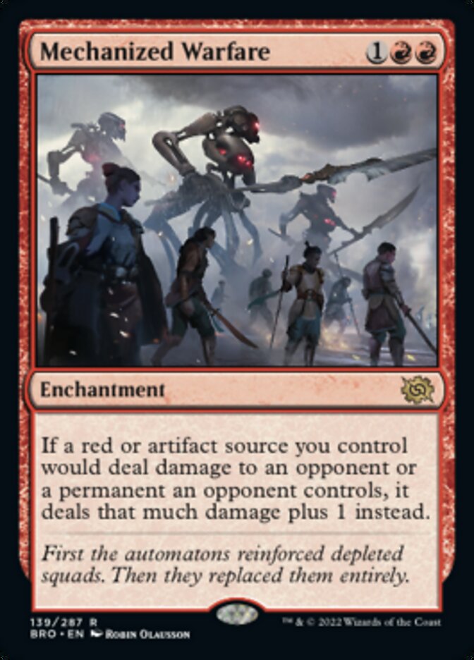 Mechanized Warfare [The Brothers' War] MTG Single Magic: The Gathering    | Red Claw Gaming