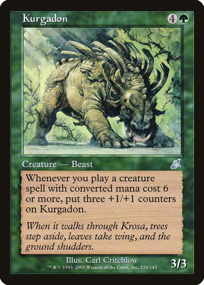 Kurgadon [Scourge] MTG Single Magic: The Gathering    | Red Claw Gaming
