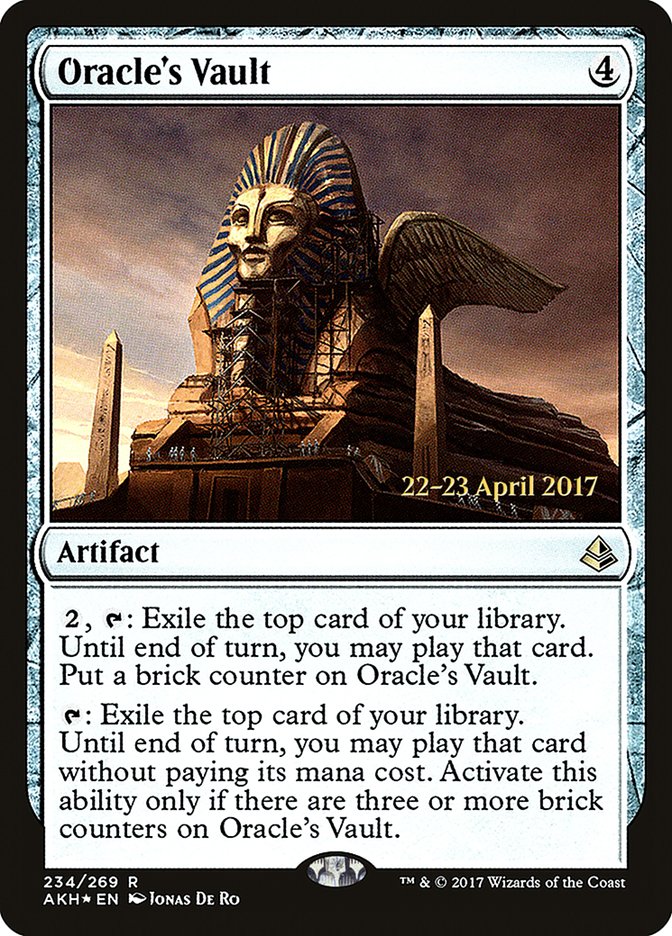 Oracle's Vault [Amonkhet Prerelease Promos] MTG Single Magic: The Gathering    | Red Claw Gaming
