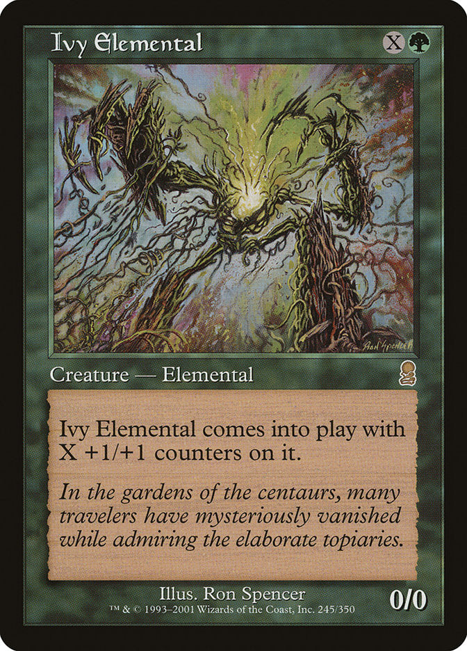 Ivy Elemental [Odyssey] MTG Single Magic: The Gathering    | Red Claw Gaming