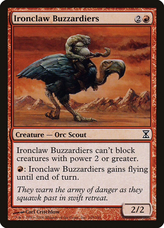 Ironclaw Buzzardiers [Time Spiral] MTG Single Magic: The Gathering    | Red Claw Gaming