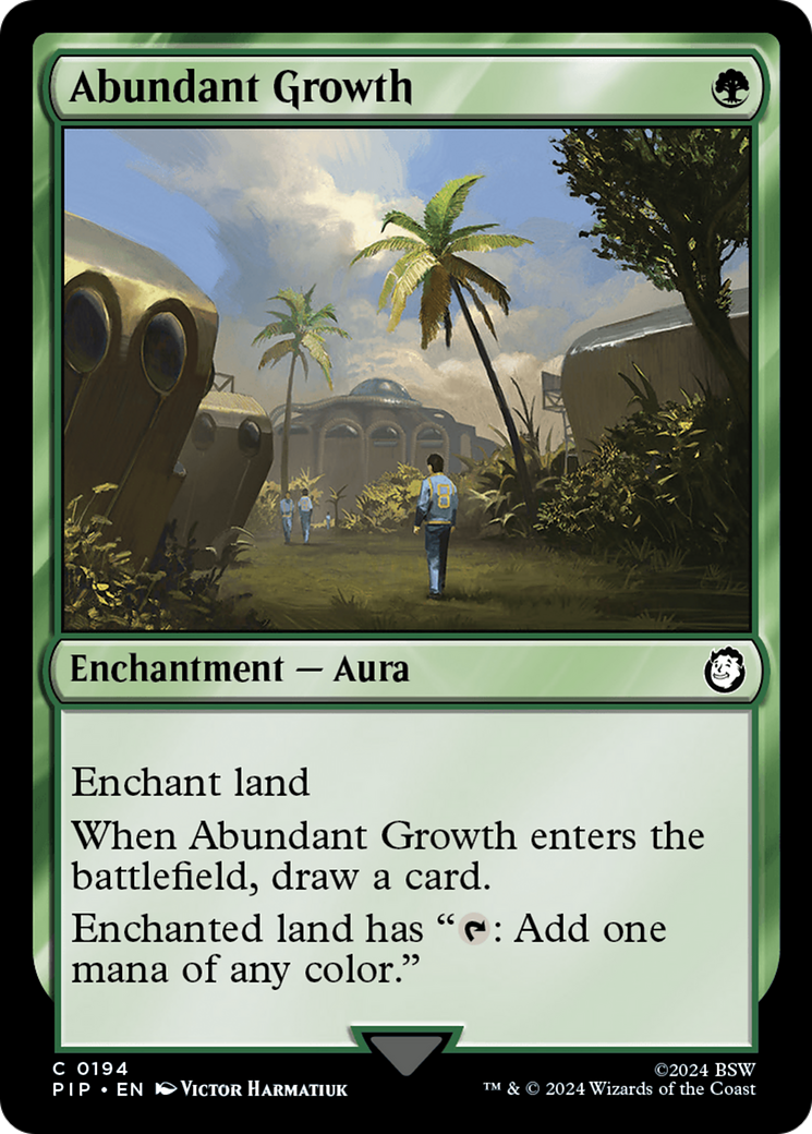 Abundant Growth [Fallout] MTG Single Magic: The Gathering    | Red Claw Gaming