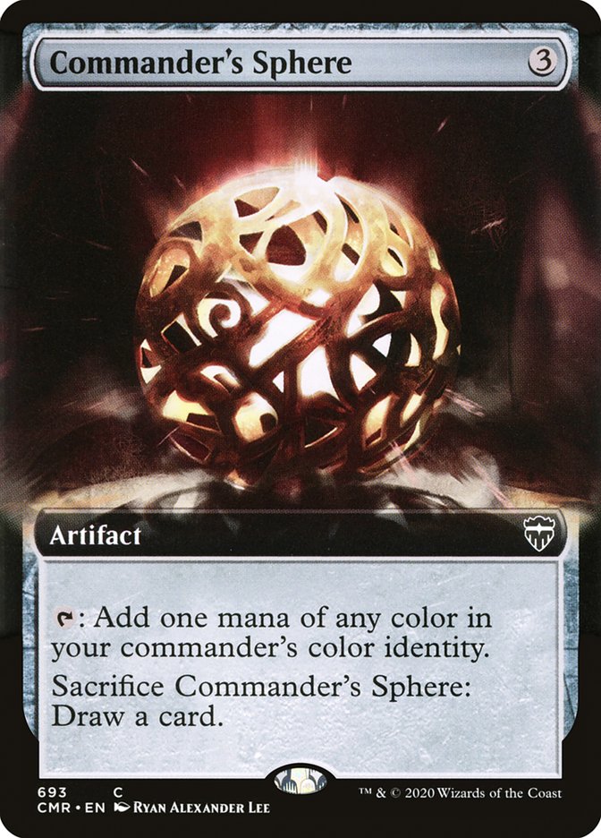Commander's Sphere (Extended Art) [Commander Legends] MTG Single Magic: The Gathering    | Red Claw Gaming