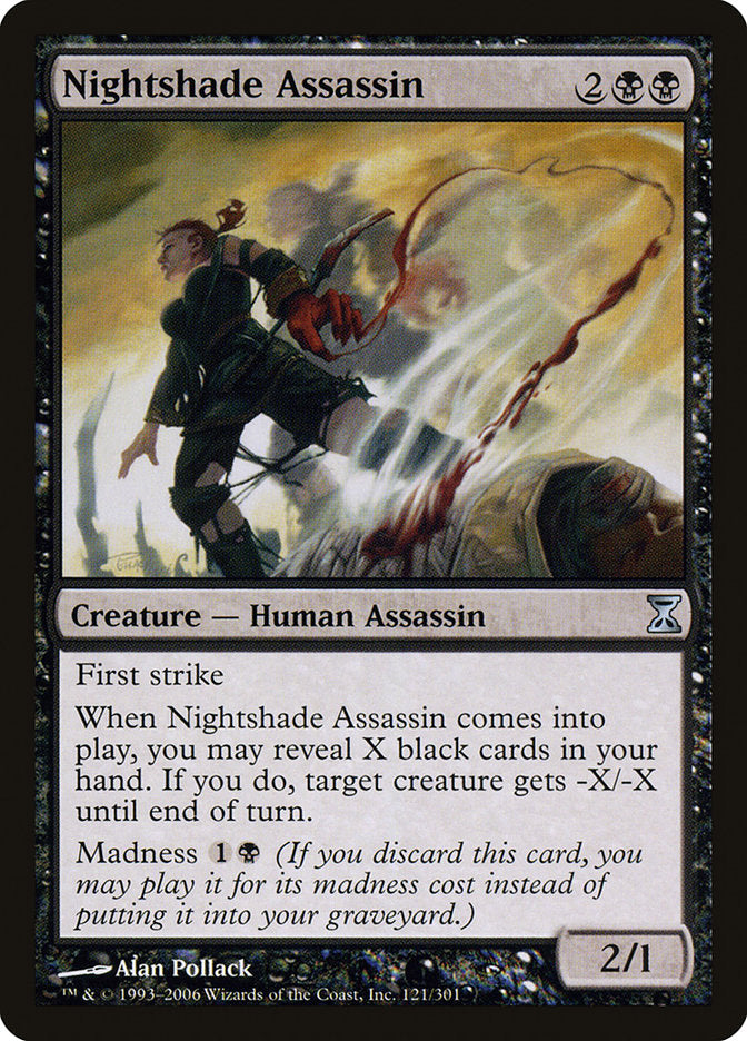 Nightshade Assassin [Time Spiral] MTG Single Magic: The Gathering    | Red Claw Gaming