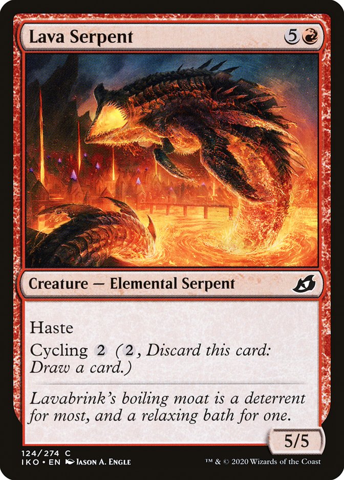 Lava Serpent [Ikoria: Lair of Behemoths] MTG Single Magic: The Gathering    | Red Claw Gaming