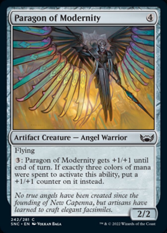 Paragon of Modernity [Streets of New Capenna] MTG Single Magic: The Gathering    | Red Claw Gaming