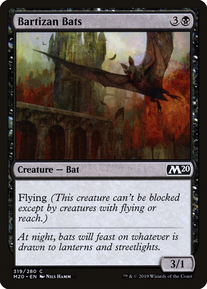 Bartizan Bats [Core Set 2020] MTG Single Magic: The Gathering    | Red Claw Gaming