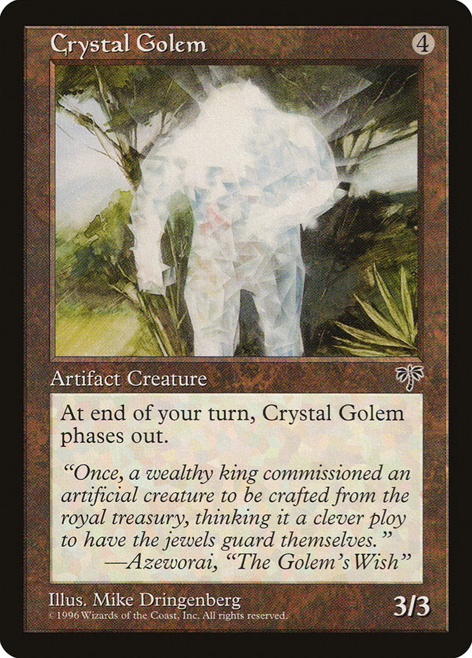 Crystal Golem [Mirage] MTG Single Magic: The Gathering    | Red Claw Gaming
