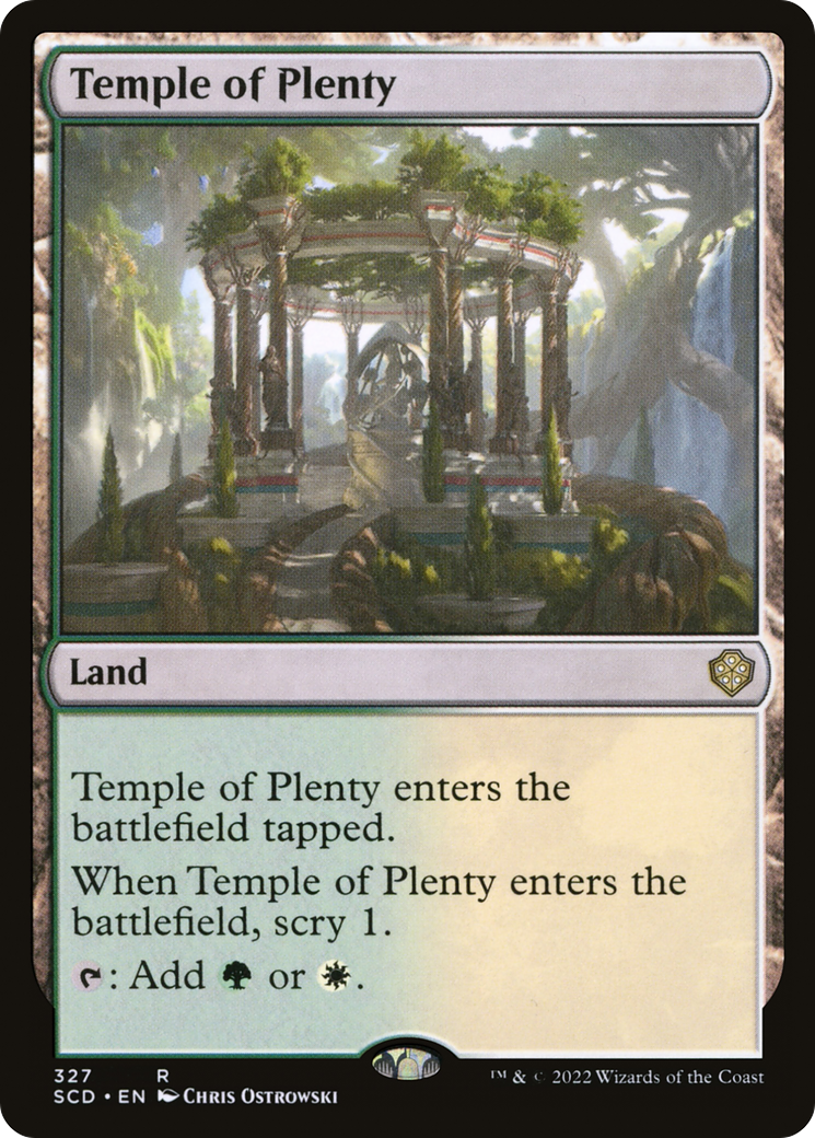 Temple of Plenty [Starter Commander Decks] MTG Single Magic: The Gathering    | Red Claw Gaming