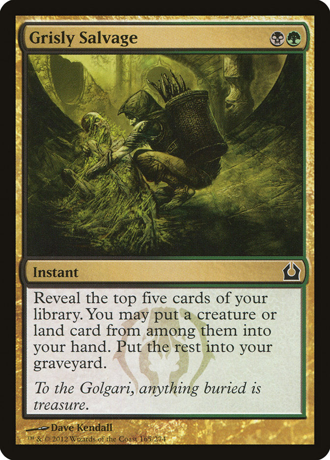 Grisly Salvage [Return to Ravnica] MTG Single Magic: The Gathering    | Red Claw Gaming