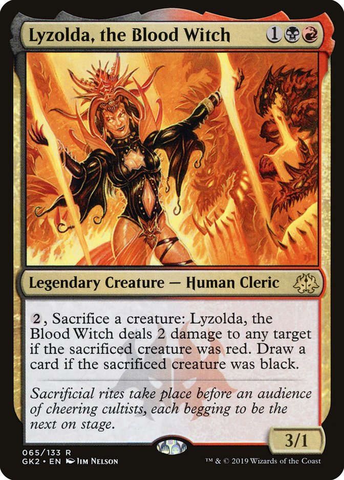 Lyzolda, the Blood Witch [Ravnica Allegiance Guild Kit] MTG Single Magic: The Gathering    | Red Claw Gaming