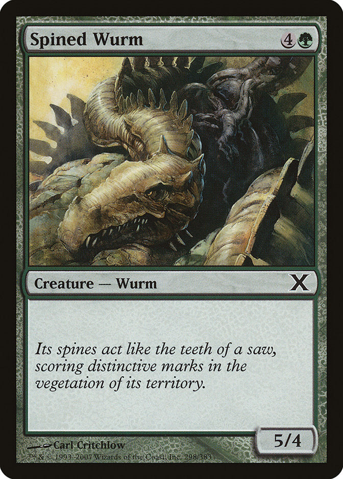 Spined Wurm [Tenth Edition] MTG Single Magic: The Gathering    | Red Claw Gaming