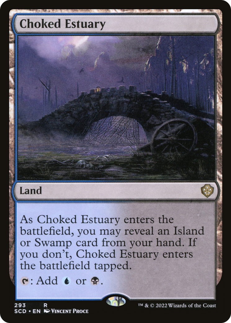 Choked Estuary [Starter Commander Decks] MTG Single Magic: The Gathering    | Red Claw Gaming