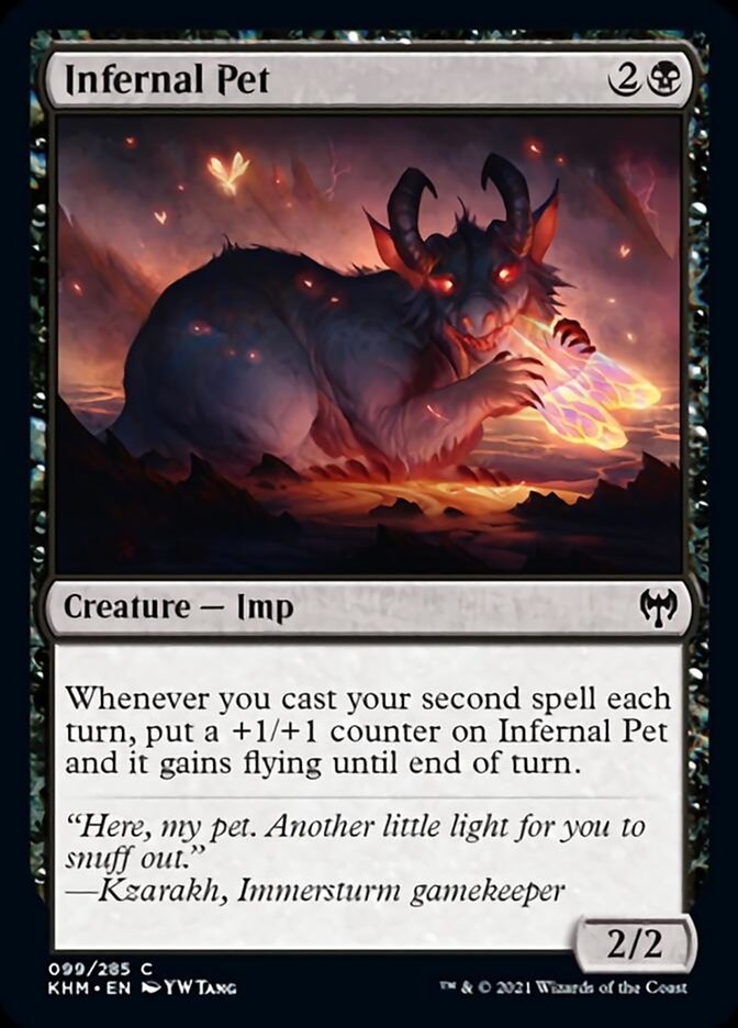 Infernal Pet [Kaldheim] MTG Single Magic: The Gathering    | Red Claw Gaming