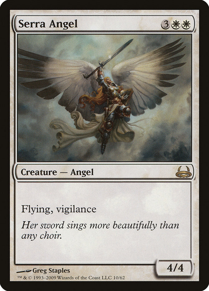 Serra Angel [Duel Decks: Divine vs. Demonic] MTG Single Magic: The Gathering    | Red Claw Gaming