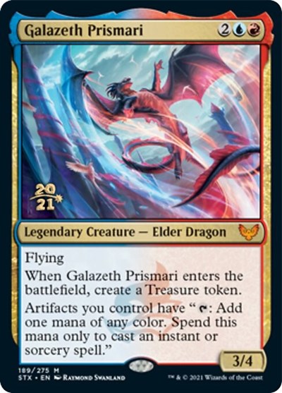 Galazeth Prismari [Strixhaven: School of Mages Prerelease Promos] MTG Single Magic: The Gathering    | Red Claw Gaming