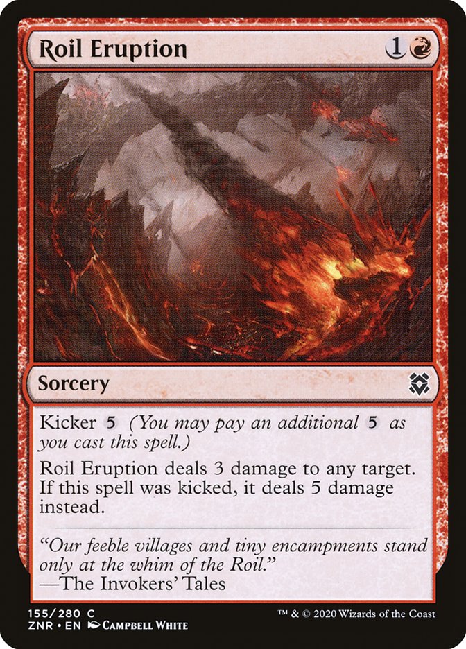 Roil Eruption [Zendikar Rising] MTG Single Magic: The Gathering    | Red Claw Gaming