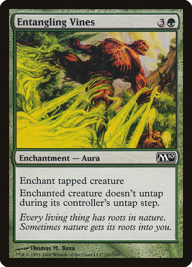 Entangling Vines [Magic 2010] MTG Single Magic: The Gathering    | Red Claw Gaming