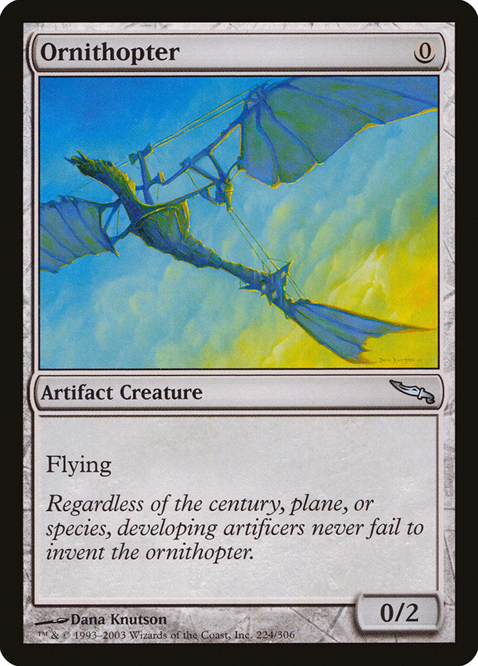 Ornithopter [Mirrodin] MTG Single Magic: The Gathering    | Red Claw Gaming