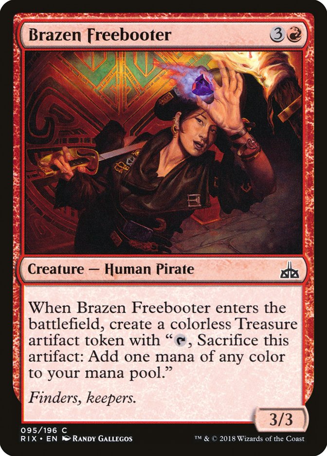 Brazen Freebooter [Rivals of Ixalan] MTG Single Magic: The Gathering    | Red Claw Gaming