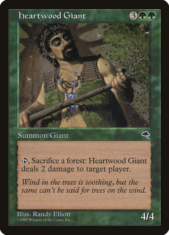 Heartwood Giant [Tempest] MTG Single Magic: The Gathering    | Red Claw Gaming