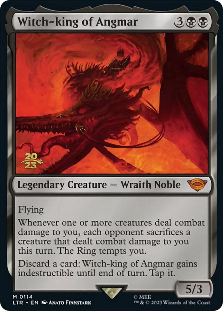 Witch-king of Angmar [The Lord of the Rings: Tales of Middle-Earth Prerelease Promos] MTG Single Magic: The Gathering    | Red Claw Gaming