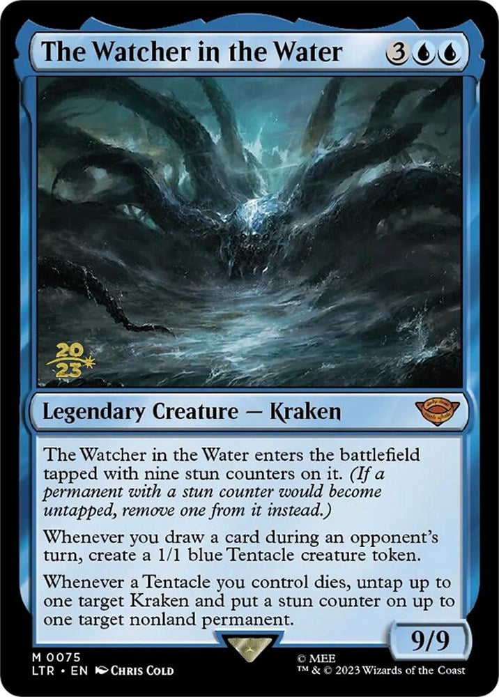 The Watcher in the Water [The Lord of the Rings: Tales of Middle-Earth Prerelease Promos] MTG Single Magic: The Gathering    | Red Claw Gaming