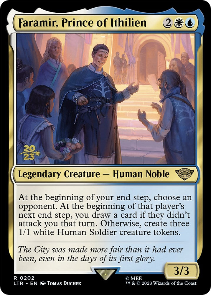 Faramir, Prince of Ithilien [The Lord of the Rings: Tales of Middle-Earth Prerelease Promos] MTG Single Magic: The Gathering    | Red Claw Gaming