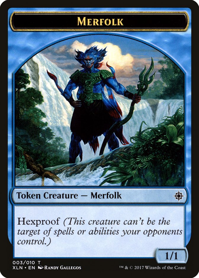 Merfolk Token [Ixalan Tokens] MTG Single Magic: The Gathering    | Red Claw Gaming