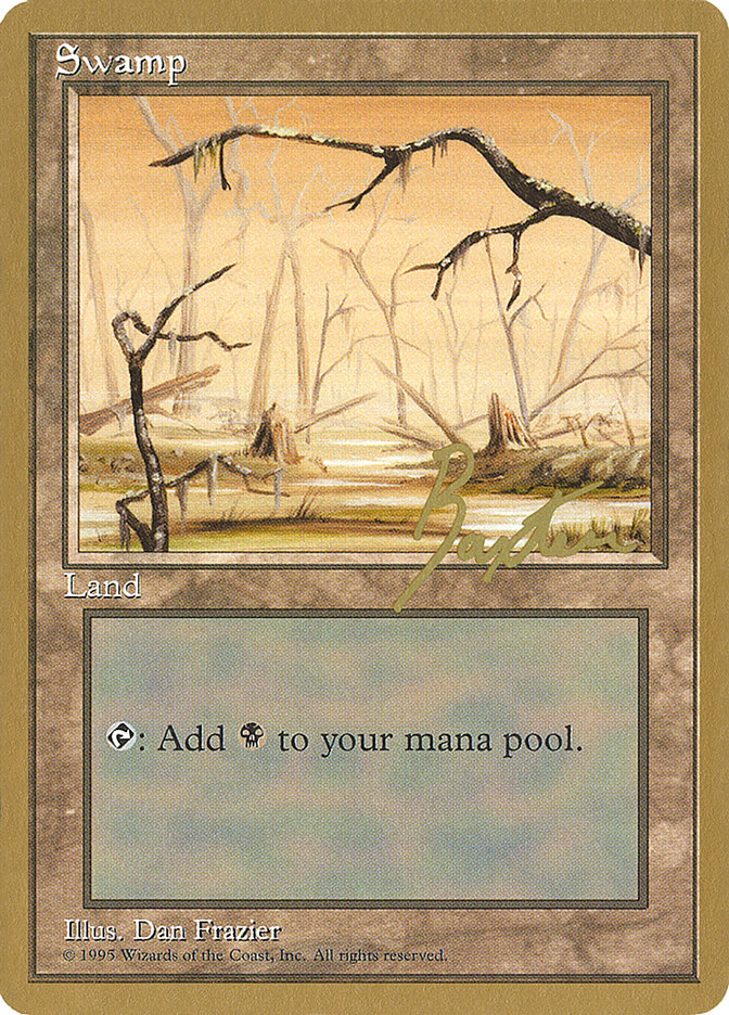 Swamp (gb370) (George Baxter) [Pro Tour Collector Set] MTG Single Magic: The Gathering    | Red Claw Gaming