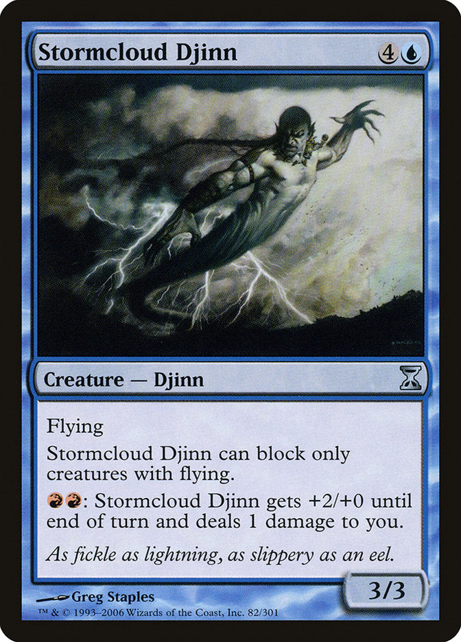 Stormcloud Djinn [Time Spiral] MTG Single Magic: The Gathering    | Red Claw Gaming