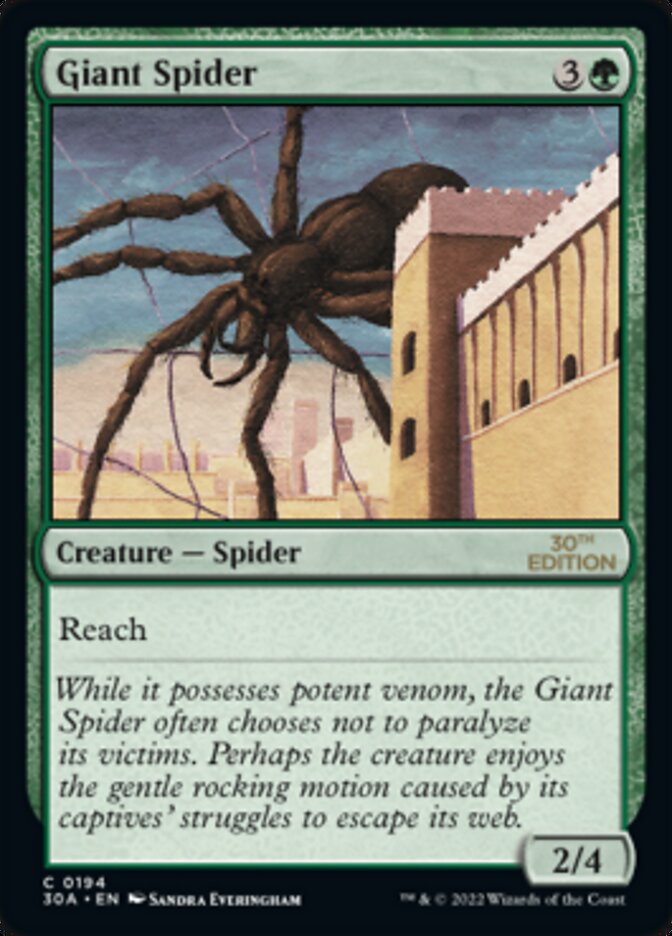 Giant Spider [30th Anniversary Edition] MTG Single Magic: The Gathering    | Red Claw Gaming