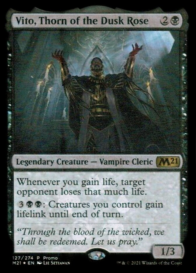 Vito, Thorn of the Dusk Rose [Resale Promos] MTG Single Magic: The Gathering    | Red Claw Gaming